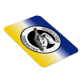 ウィスコンシン雪の鳥 マグネット (右側)