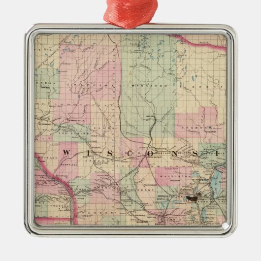 ウィスコンシン3 メタルオーナメント (正面)