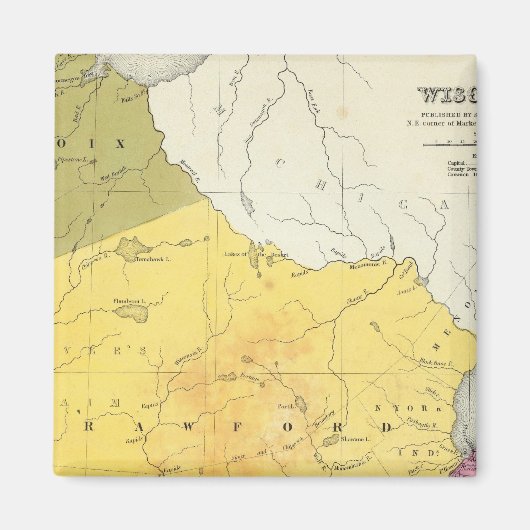 ウィスコンシン4 マグネット (正面)