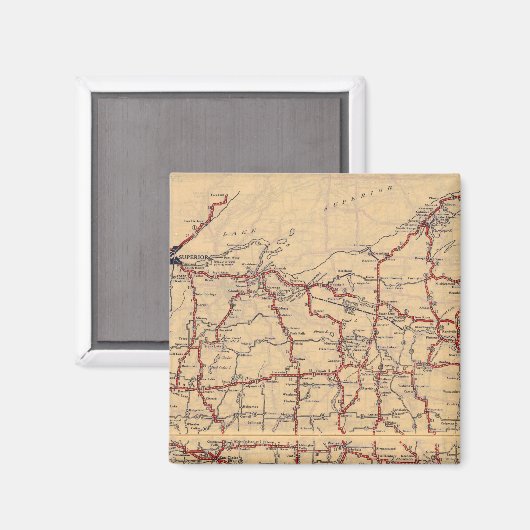 ウィスコンシン6 マグネット (正面/裏面)