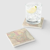 ウィスコンシン7 ストーンコースター (横)