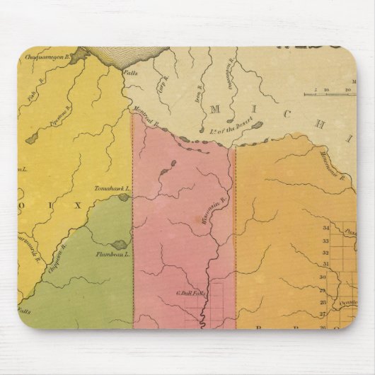 ウィスコンシン7 マウスパッド (正面)