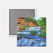 ウィスコンシン・ウィローリバー州パーク マグネット (正面/裏面)