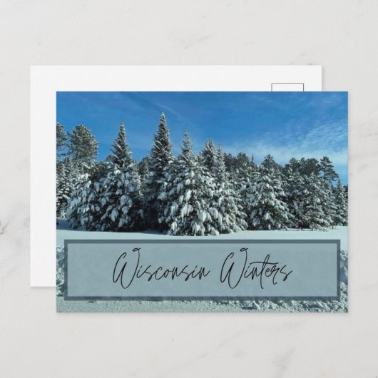 ウィスコンシン・ウィンターズ ポストカード (正面/裏面)