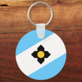 ウィスコンシン・キーチェーン・マディソン国旗 キーホルダー (正面)