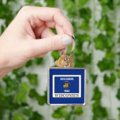 ウィスコンシン キーホルダー (手)