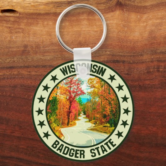 ウィスコンシン キーホルダー (正面)