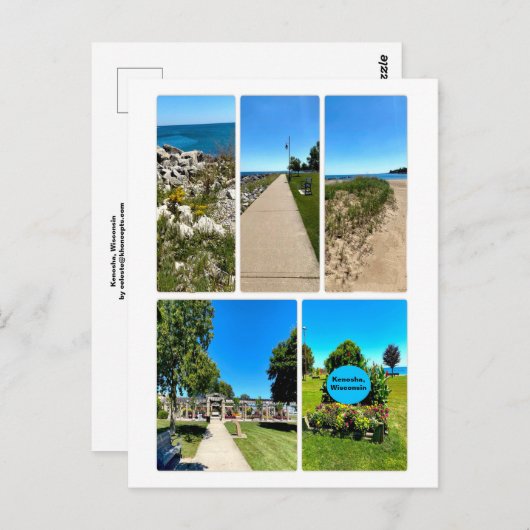 ウィスコンシン・ケノシャ ポストカード (正面/裏面)