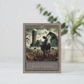 ウィスコンシン |ゴシック様式の絵葉書 ポストカード (スタンド正面)