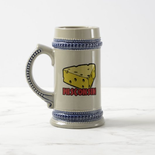 ウィスコンシン・チーズ・ウェッジ ビールジョッキ (左)