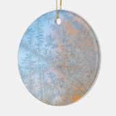 ウィスコンシン·デリケートな霜の模様 セラミックオーナメント (左)
