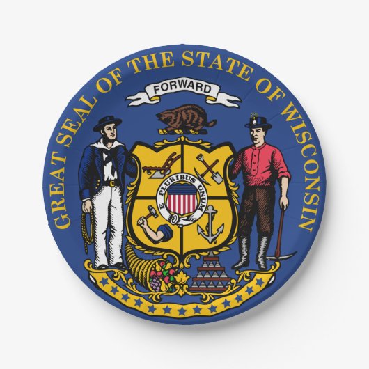 ウィスコンシン ペーパープレート (正面)