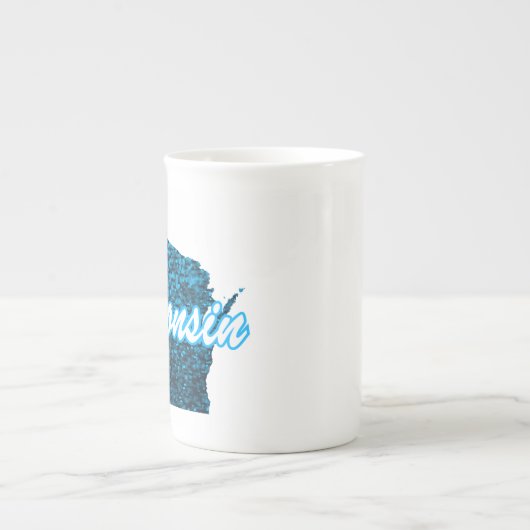 ウィスコンシン ボーンチャイナマグカップ (正面)