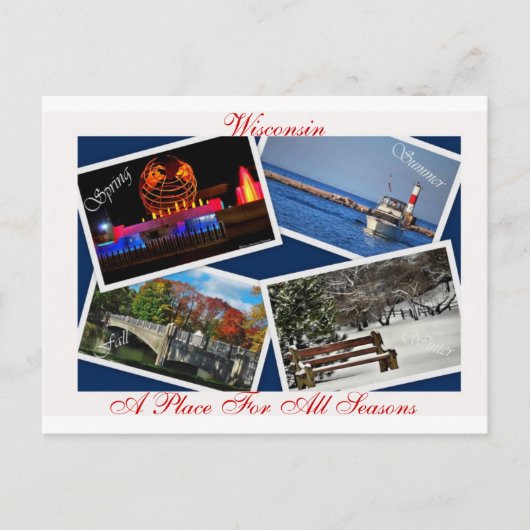 ウィスコンシン, ポストカード (正面)