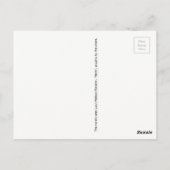 ウィスコンシン・ポストカード・ヘイワード ポストカード (裏面)