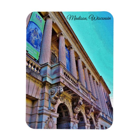 ウィスコンシン・マディソン マグネット (縦)