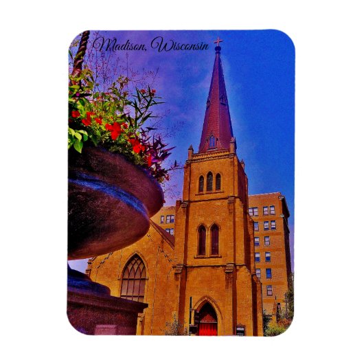 ウィスコンシン・マディソン マグネット (縦)