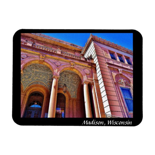 ウィスコンシン・マディソン マグネット (横)
