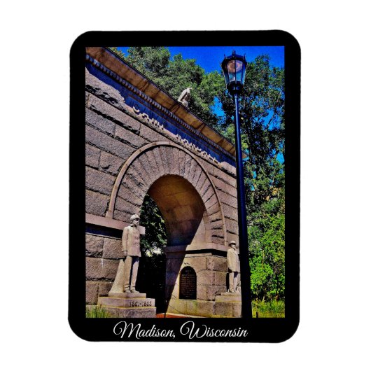 ウィスコンシン・マディソン マグネット (縦)