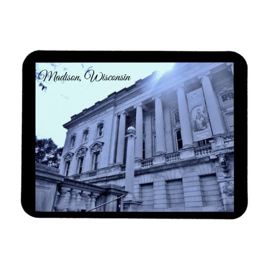 ウィスコンシン・マディソン マグネット (横)