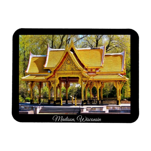 ウィスコンシン・マディソン マグネット (横)