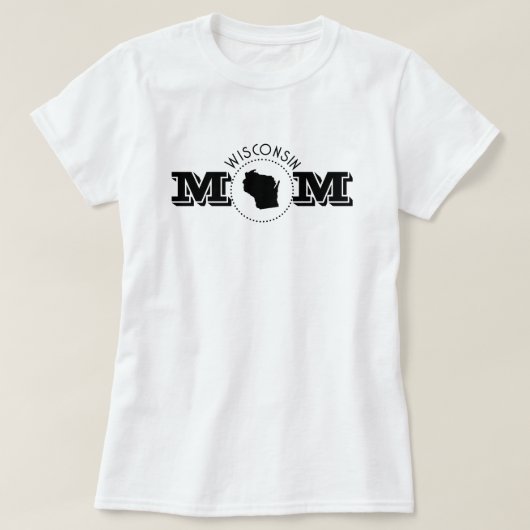 ウィスコンシン・ママ Tシャツ (デザイン正面)