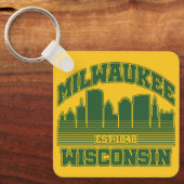ウィスコンシン,ミルウォーキー キーホルダー (正面)