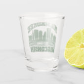 ウィスコンシン，ミルウォーキー ショットグラス (裏面)