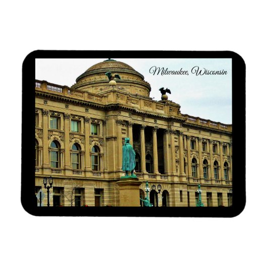 ウィスコンシン・ミルウォーキー マグネット (横)