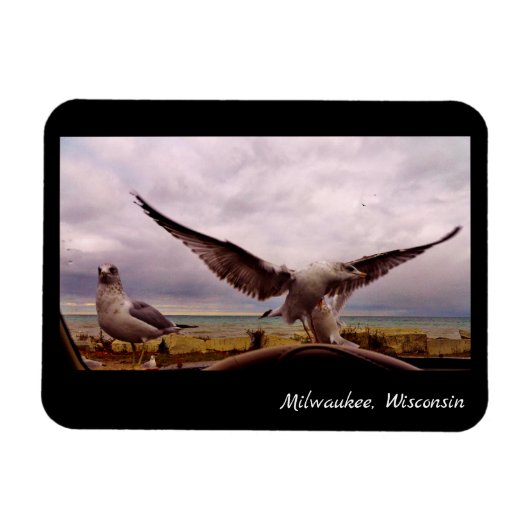 ウィスコンシン・ミルウォーキー マグネット (横)