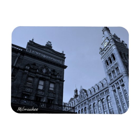 ウィスコンシン・ミルウォーキー マグネット (横)