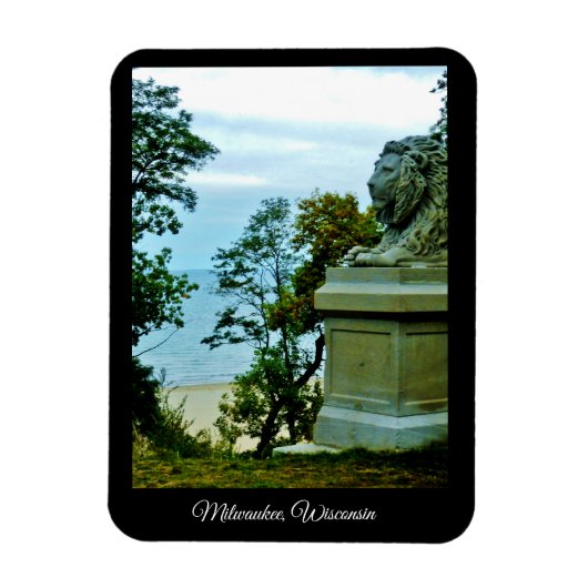 ウィスコンシン・ミルウォーキー マグネット (縦)