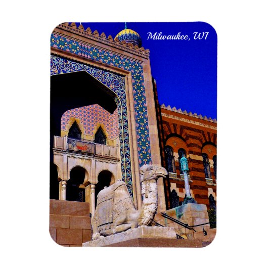 ウィスコンシン・ミルウォーキー マグネット (縦)