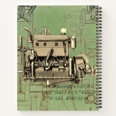 ウィスコンシン・モーター・ミルウォーキー ウィスコンシン ガソリンエンジン B-3 ノートブック (裏面)