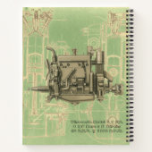 ウィスコンシン モーター ミルウォーキー ウィスコンシン ガソリン エンジン X ノートブック (裏面)