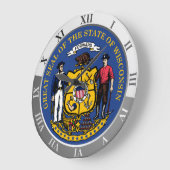 ウィスコンシン ラージ壁時計 (傾斜)