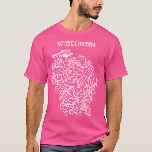 ウィスコンシン – 不明な標高アクティブ Tシャツ (正面)