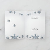 ウィスコンシン 雪を楽しむ グリーティングカード シーズンカード (内部)