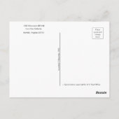 ウィスコンシン(BB-64)アイオワ級戦艦 ポストカード (裏面)