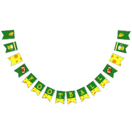 ウィスコンシンCheeseheadのフットボールのパーティーの旗 バンティングフラッグ