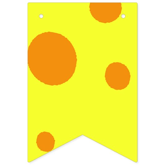 ウィスコンシンCheeseheadのフットボールのパーティーの旗 バンティングフラッグ (第3の旗)