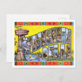 ウィスコンシンDellsヴィンテージ大文字葉書 ポストカード (正面/裏面)