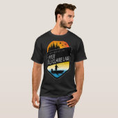 ウィスコンシンFの上のクレア湖に行きたい Tシャツ (正面フル)