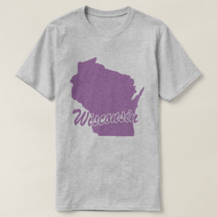 ウィスコンシンTシャツの州 Tシャツ