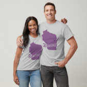 ウィスコンシンTシャツの州 Tシャツ (ユニセックス)