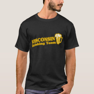 ウィスコンシンTシャツを飲むチーム Tシャツ