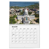 ウィスコンシンUSAカレンダー カレンダー (3月 2026)