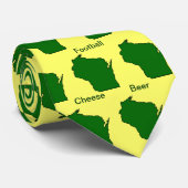 ウィスコンシーナイトチャンピオンズサッカー，チーズとビール ネクタイ (ロール)