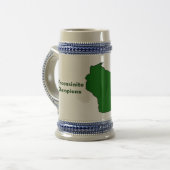 ウィスコンシーナイトチャンピオンズサッカー，チーズとビール ビールジョッキ (正面左)