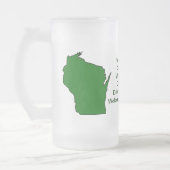 ウィスコンシーナイトチャンピオンズサッカー，チーズとビール フロストグラスビールジョッキ (左)